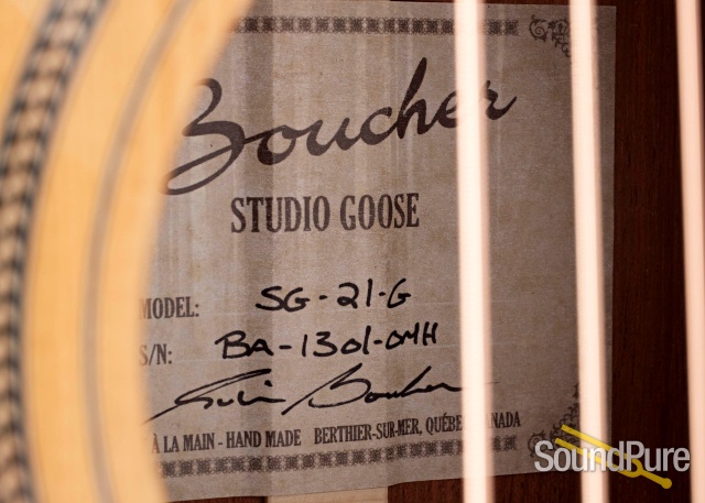 Boucher SG-21-G Adirondack/Bubinga Acoustic #BA-1301-OMH — image 2