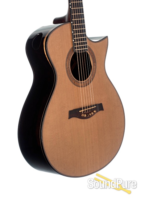 Hatcher Greta Red Cedar/Brazilian RW Acoustic Guitar - Used — image 3