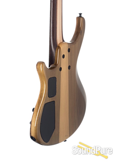Roscoe SKB Burl Myrtle 5-String Bass #5600 - Used — image 2