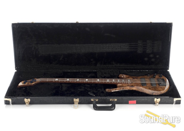 Roscoe LG 3000 Burl Myrtle 4-String Bass #5324 - Used — image 4