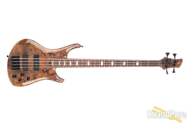 Roscoe LG 3000 Burl Myrtle 4-String Bass #5324 - Used — image 8