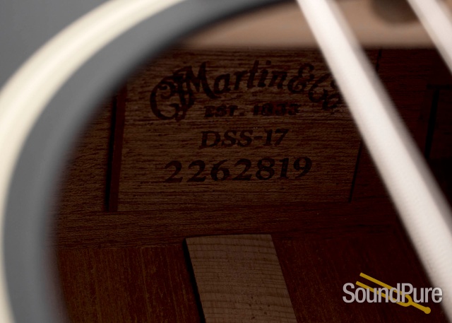 Martin DSS-17 Black Smoke Sitka/Mahogany #2262819 - Used — image 3