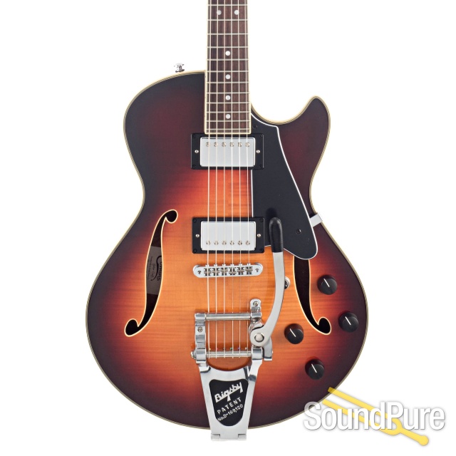 Comins GCS-1 Bigsby Violin Burst Semi-Hollow #112263 - Used — image 1