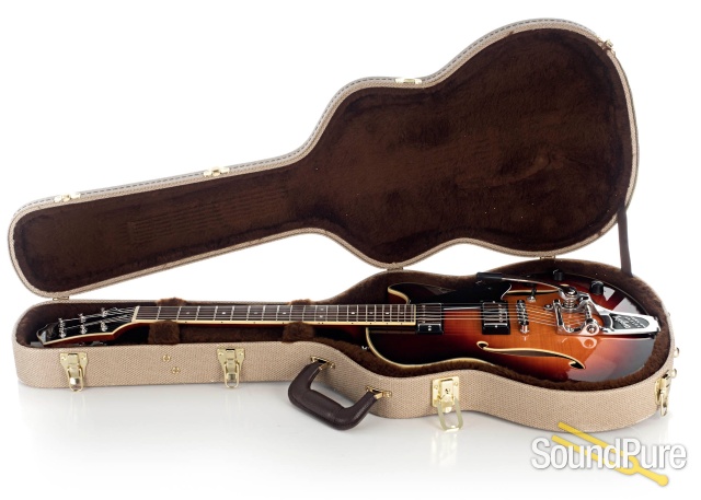 Comins GCS-1 Bigsby Violin Burst Semi-Hollow #112263 - Used — image 4