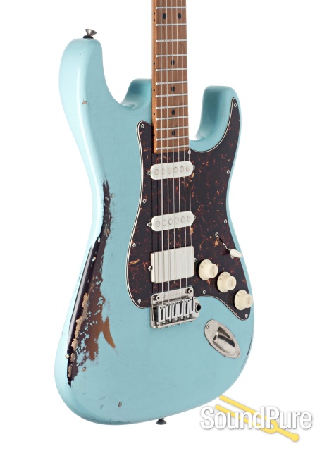 Anderson Icon Classic Daphne Blue/Tobacco Burst #07-02-21N — image 3