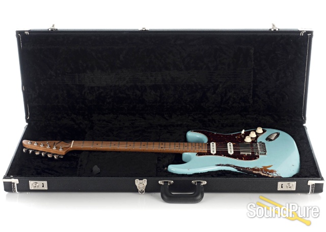 Anderson Icon Classic Daphne Blue/Tobacco Burst #07-02-21N — image 4