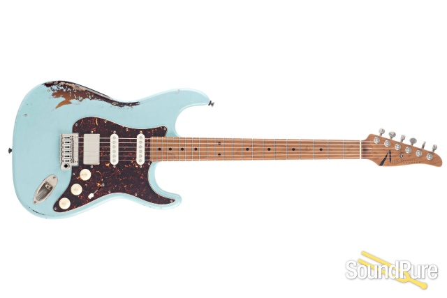 Anderson Icon Classic Daphne Blue/Tobacco Burst #07-02-21N — image 8