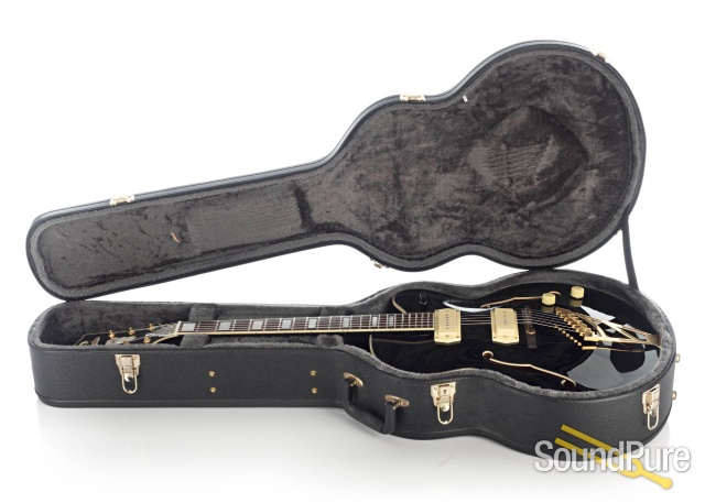 D'Angelico EX-59 Black Archtop Guitar #W1600191 - Used — image 4