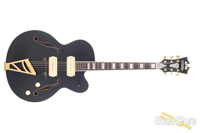 D'Angelico EX-59 Black Archtop Guitar #W1600191 - Used — image 8