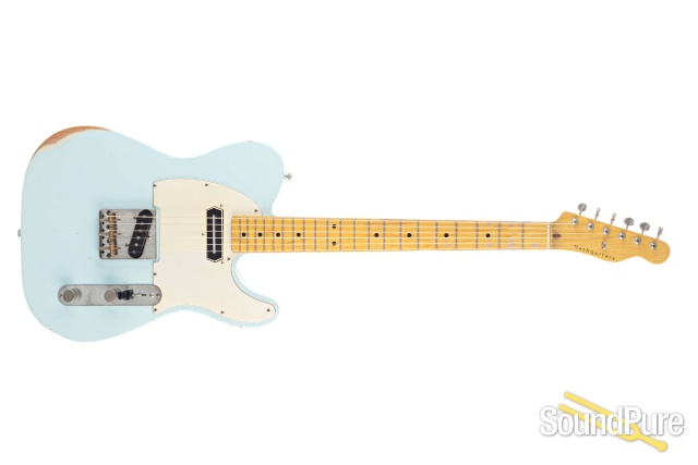 Nash T-63/CC Sonic Blue Electric Guitar #SND-170 - Used — image 8