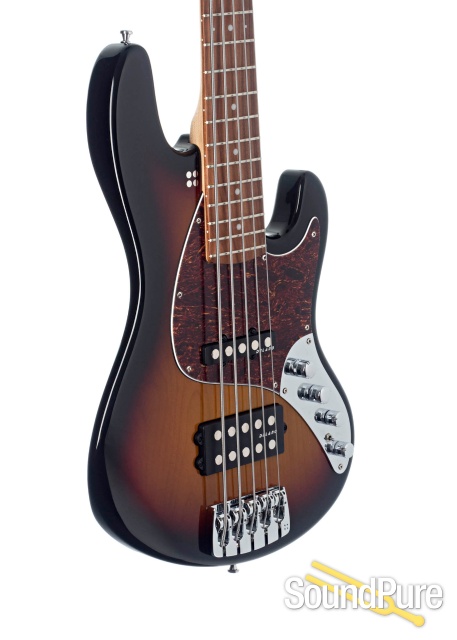Sandberg California TM5 3-Tone Sunburst 5-String Bass #36900 — image 3