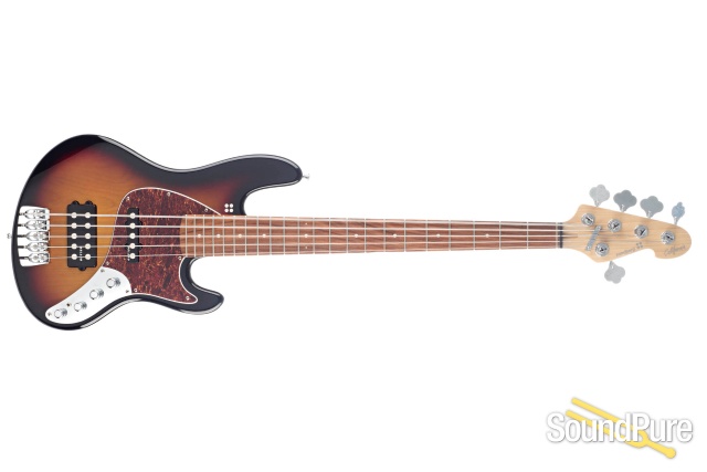 Sandberg California TM5 3-Tone Sunburst 5-String Bass #36900 — image 8
