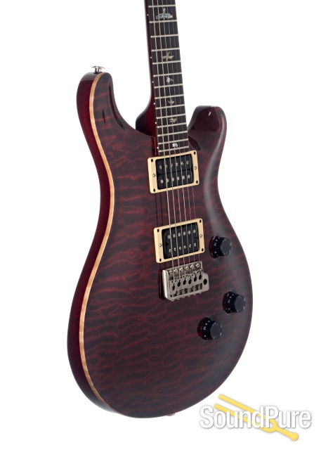 PRS Custom 24 10-Top Charcoal Cherry Burst #835759 - Used — image 3