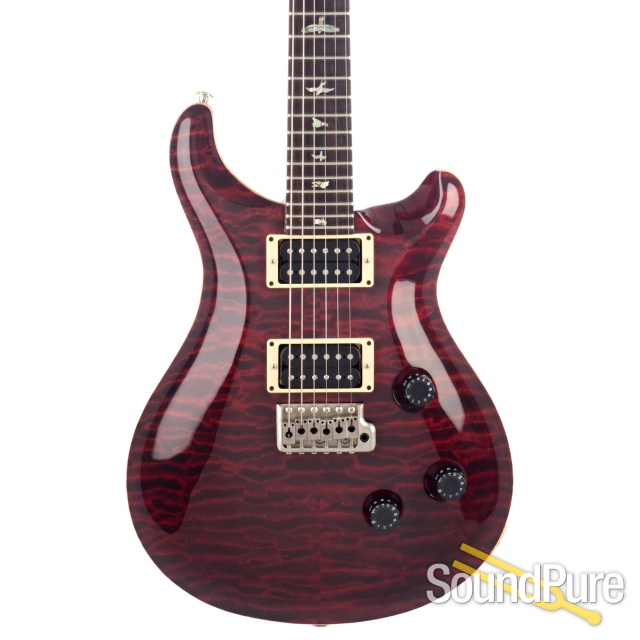 PRS Custom 24 10-Top Charcoal Cherry Burst #835759 - Used — image 1