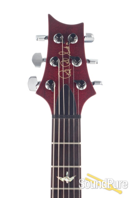 PRS Custom 24 10-Top Charcoal Cherry Burst #835759 - Used — image 5
