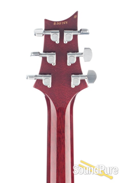 PRS Custom 24 10-Top Charcoal Cherry Burst #835759 - Used — image 6
