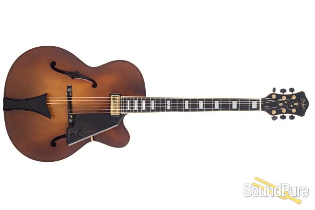 Hofner New President Sunburst Archtop Guitar #F07268 - Used — image 9