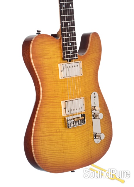 Michael Tuttle Tuned T Ice Tea Burst Electric #500-E - Used — image 3