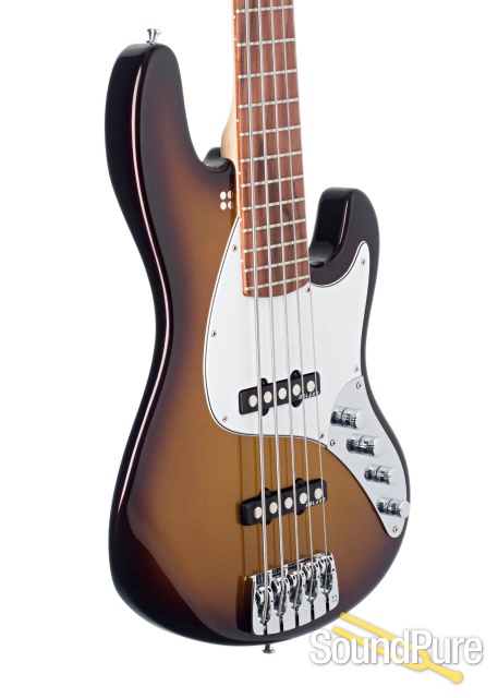 Sandberg California TT5 Goldburst 5-String Bass #36966 — image 3