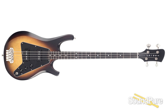 Serek Lincoln Sunburst "Danko" Bass Guitar #LNC-039 — image 8