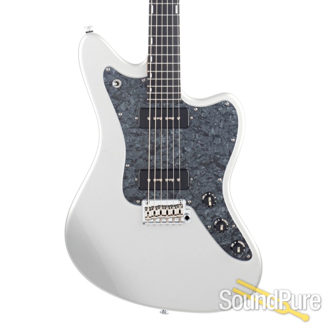 Suhr Classic JM Firemist Silver Electric Guitar #JS1W3P — image 1
