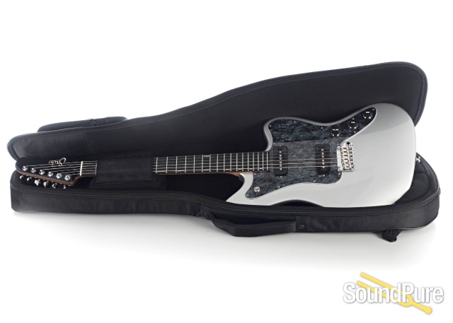 Suhr Classic JM Firemist Silver Electric Guitar #JS1W3P — image 4