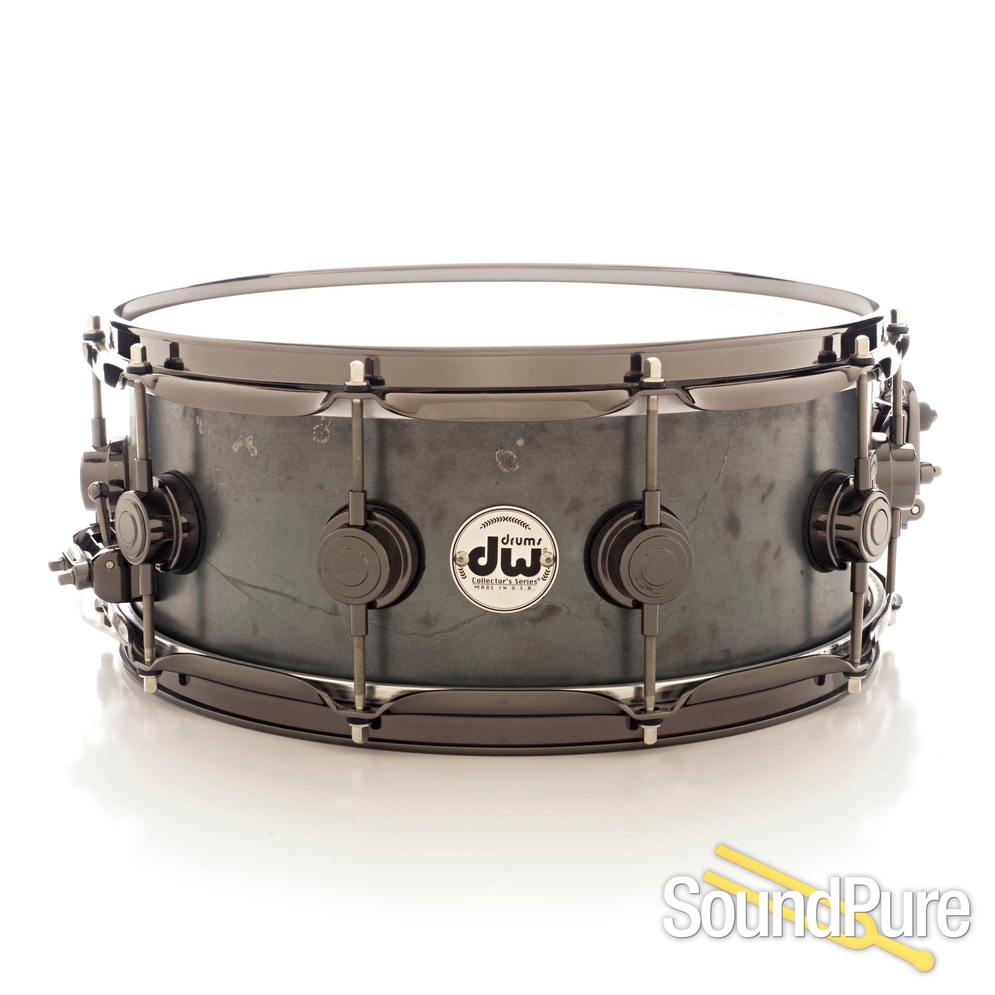 DW 6x14 Keplinger Black Iron Limited Edition Snare Drum