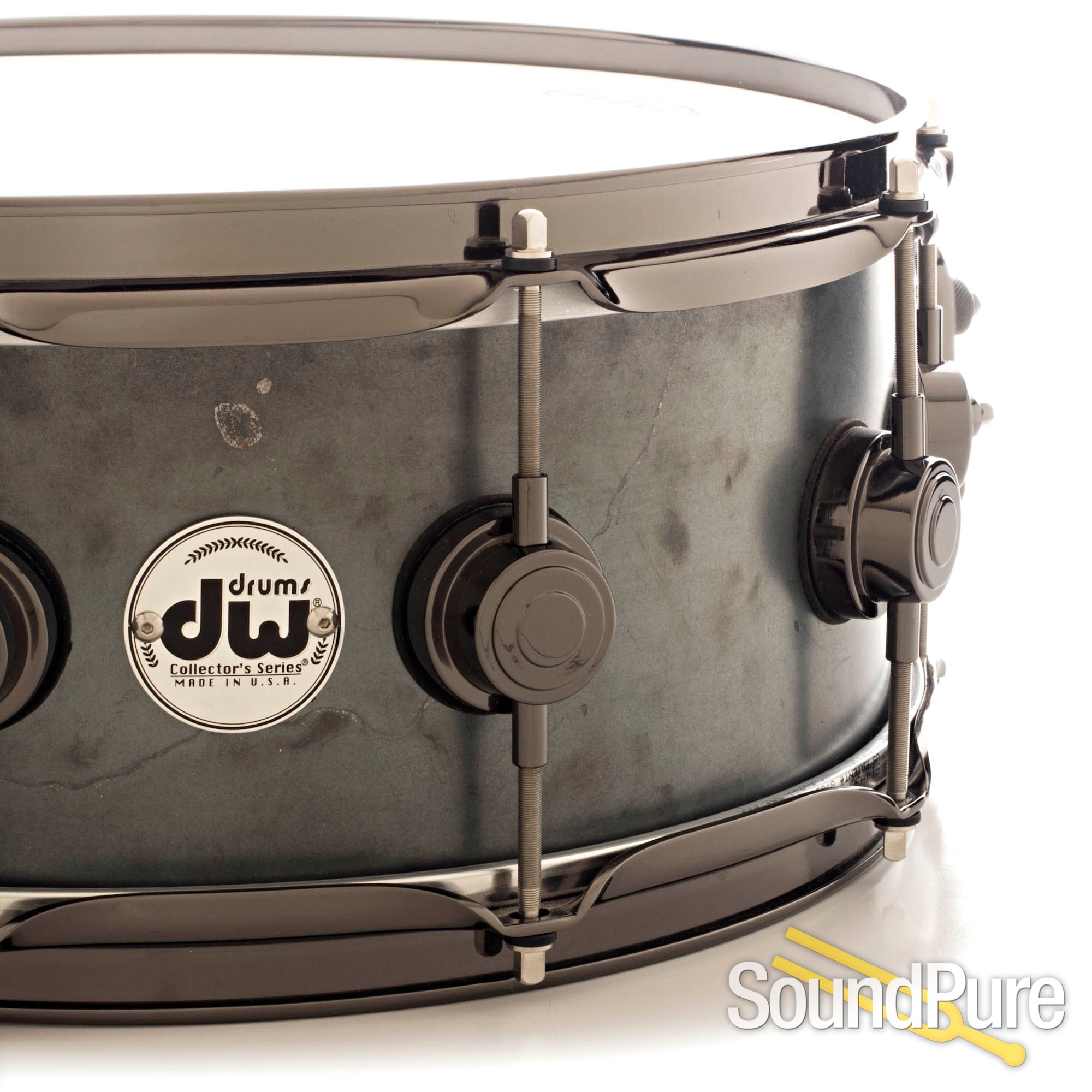 DW 6x14 Keplinger Black Iron Limited Edition Snare Drum