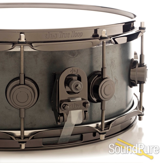 DW 6x14 Keplinger Black Iron Limited Edition Snare Drum — image 4