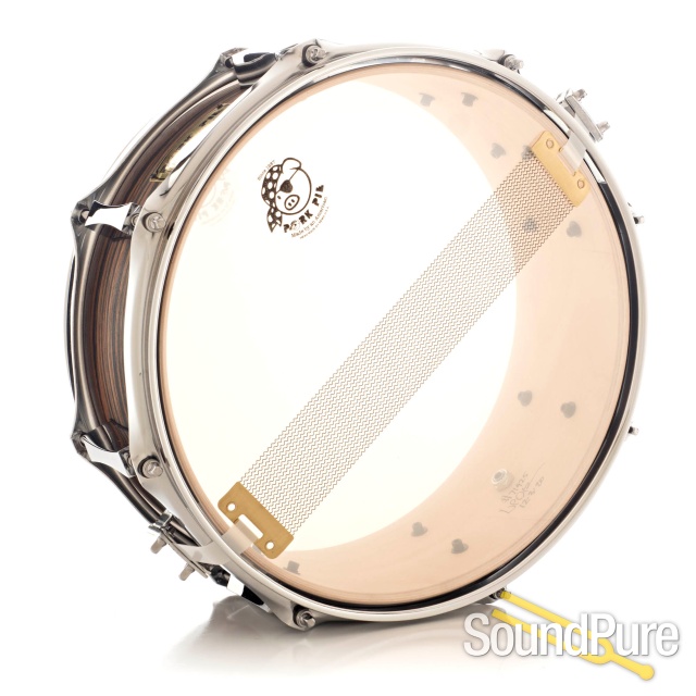 Pork Pie 5x13 Maple Snare Drum Macassar Ebony Veneer — image 2