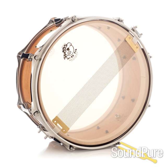 Pork Pie 6.5x13 Mahogany/Poplar Snare Drum — image 2