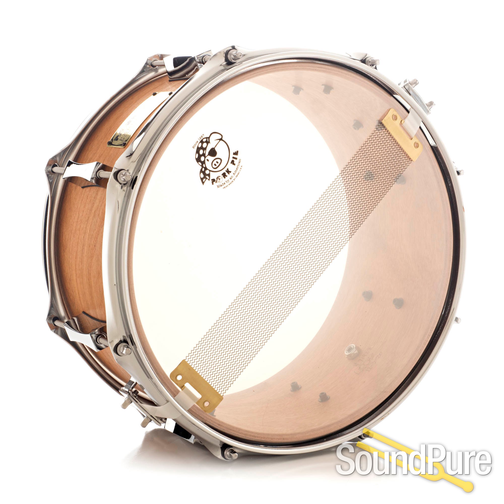 Pork Pie 7x13 Cherry/Okoume Snare Drum