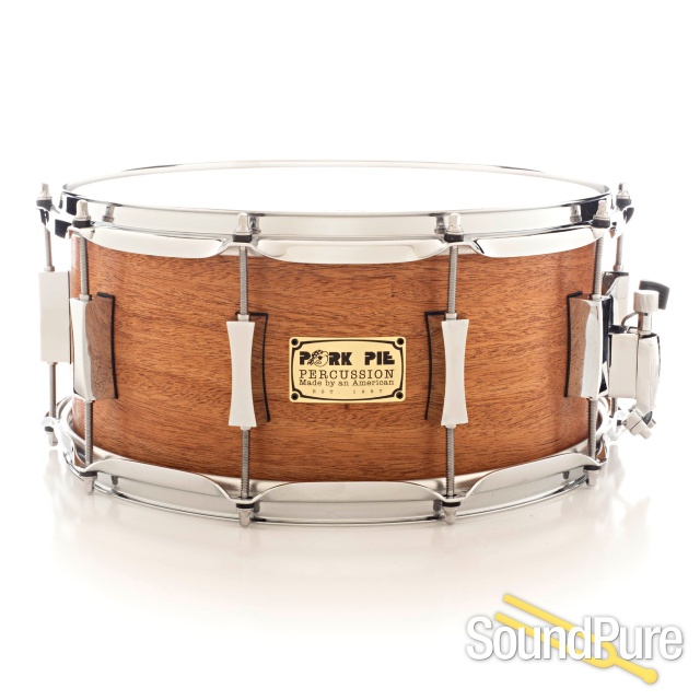 Pork Pie 6.5x14 USA Mahogany/Birch Snare Drum — image 1