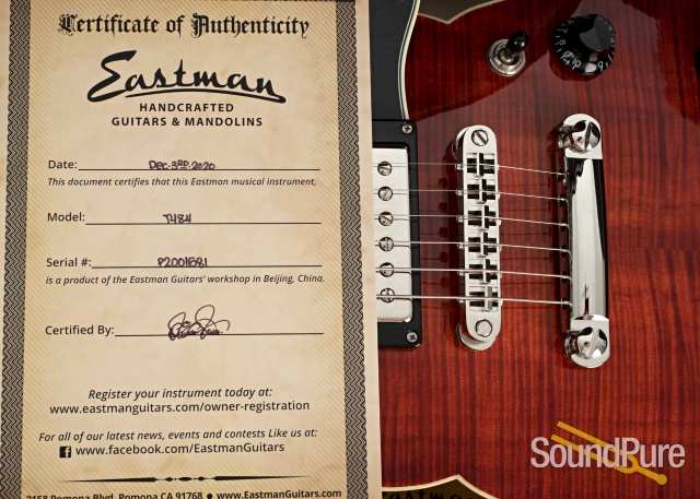Eastman T484 Semi-Hollow Electric Guitar #P2001581 — image 5