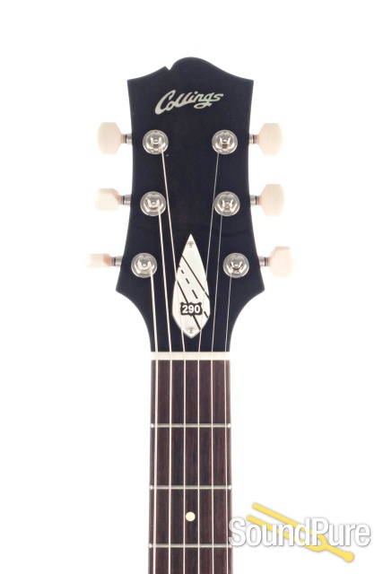 Collings 290 Translucent Orange Guitar #201593 - Used — image 5