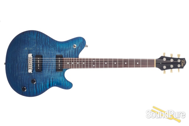 Michael Tuttle Carve Top Deluxe Trans Blue #25 - Used — image 8