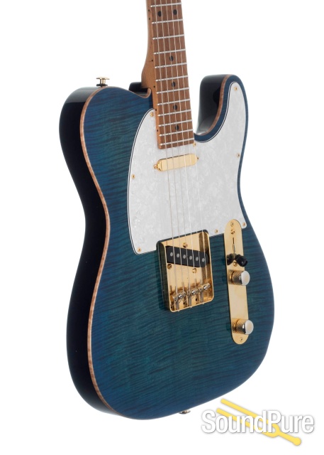 Suhr Classic T Deluxe Aqua Blue Burst #JS9H8D - Used — image 3