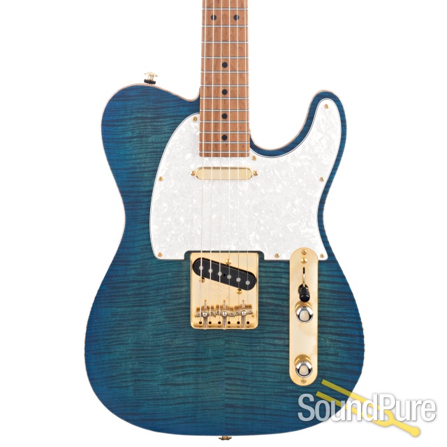 Suhr Classic T Deluxe Aqua Blue Burst #JS9H8D - Used — image 1