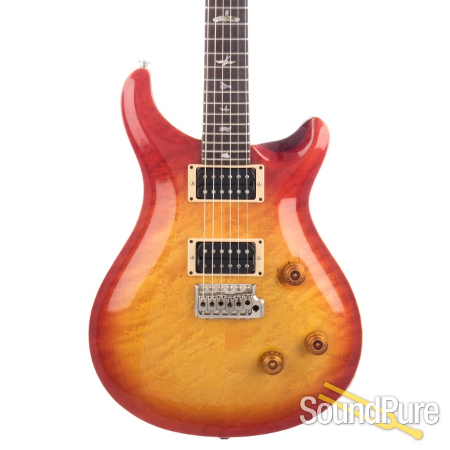 PRS Custom Birdseye Maple Cherry Sunburst #12902 - Used — image 1