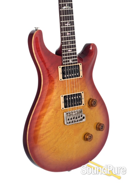 PRS Custom Birdseye Maple Cherry Sunburst #12902 - Used — image 5