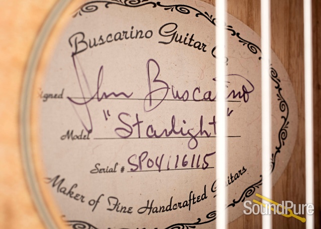 Buscarino Starlight Nylon Acoustic/Electric #6115 - Used — image 5
