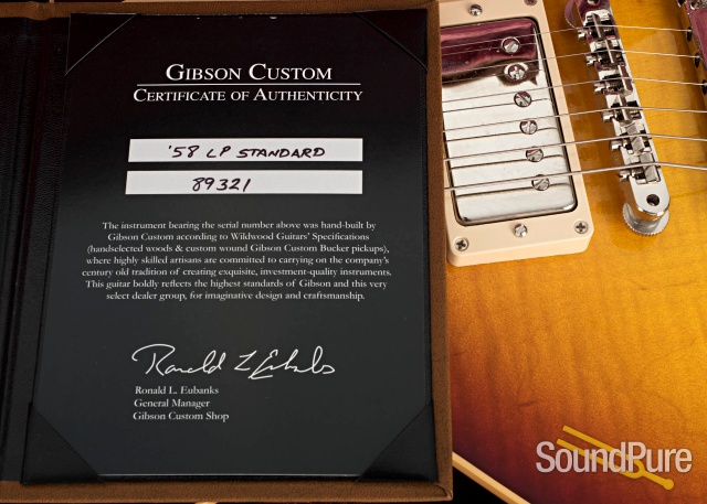 Gibson CS LP Historic '58 Bourbon Fade #8 9321 - Used — image 5