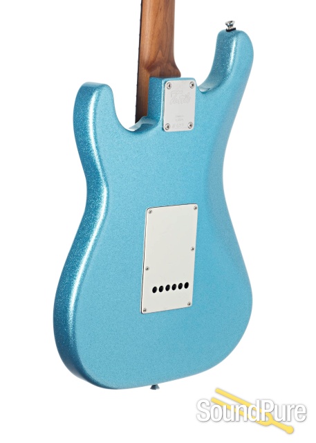 Tuttle Tuned S Ice Blue Sparkle Electric Guitar #653 — image 3