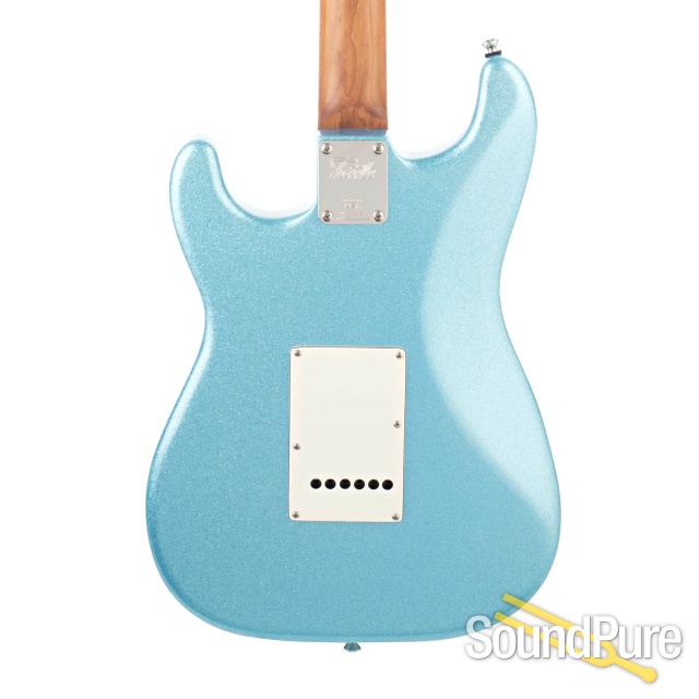 Tuttle Tuned S Ice Blue Sparkle Electric Guitar #653 — image 8