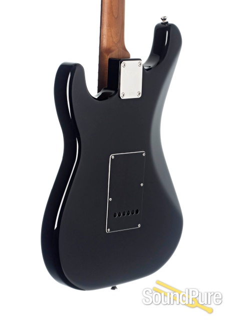 Tuttle Custom Classic S Black Electric Guitar #652 — image 2