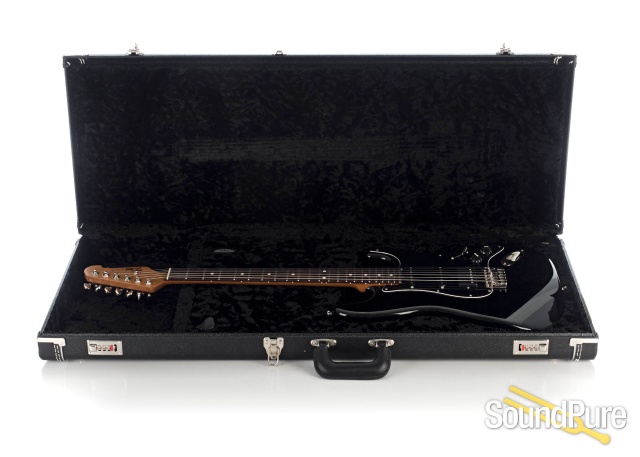 Tuttle Custom Classic S Black Electric Guitar #652 — image 3