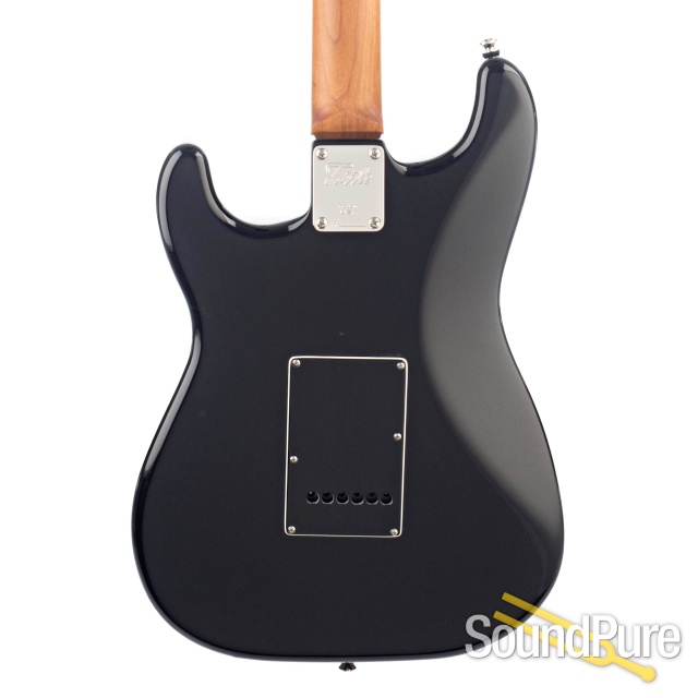 Tuttle Custom Classic S Black Electric Guitar #652 — image 7