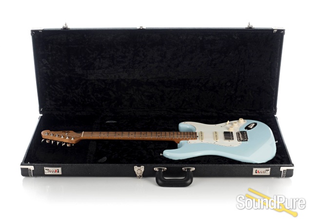 Tuttle Custom Classic S Sonic Blue Electric Guitar #651 — image 4