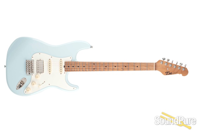 Tuttle Custom Classic S Sonic Blue Electric Guitar #651 — image 8