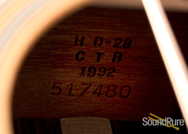 Martin HD-28 CTB Acoustic #517480 - Used — image 4